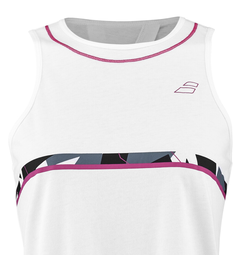 Dámské tílko Babolat  Aero Cotton Tank Women White M - main (1)