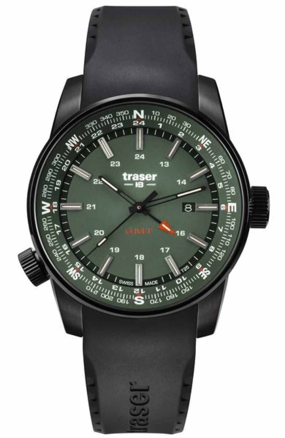 Traser P68 Pathfinder GMT Green Pryž - main (0)