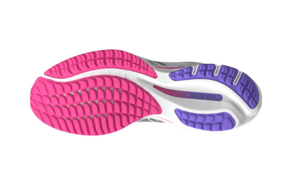 Dámská běžecká obuv Mizuno  Wave Rider 27 Pearl Blue/White/High-Vis Pink  UK 4 - main (1)