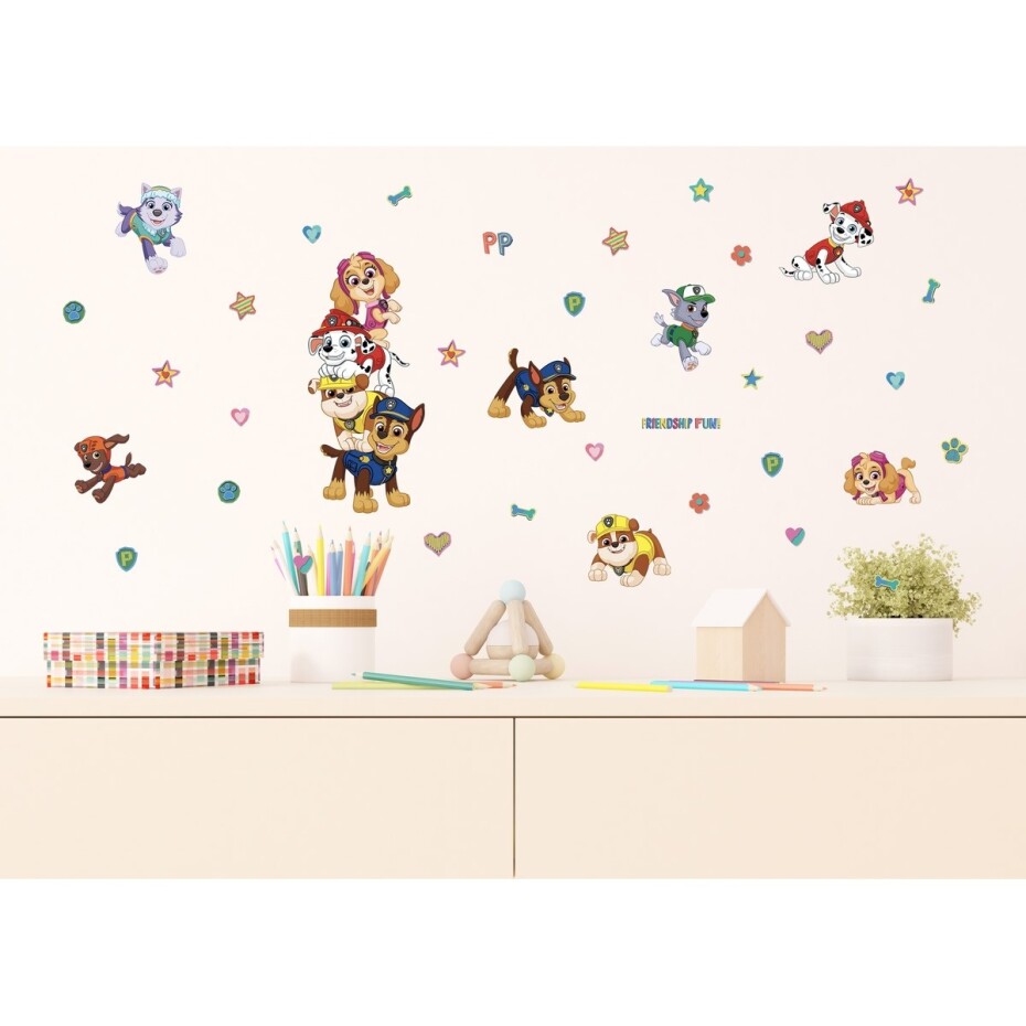 Samolepící dekorace Paw Patrol Friendship Fun, 30 x 30 cm - main (2)