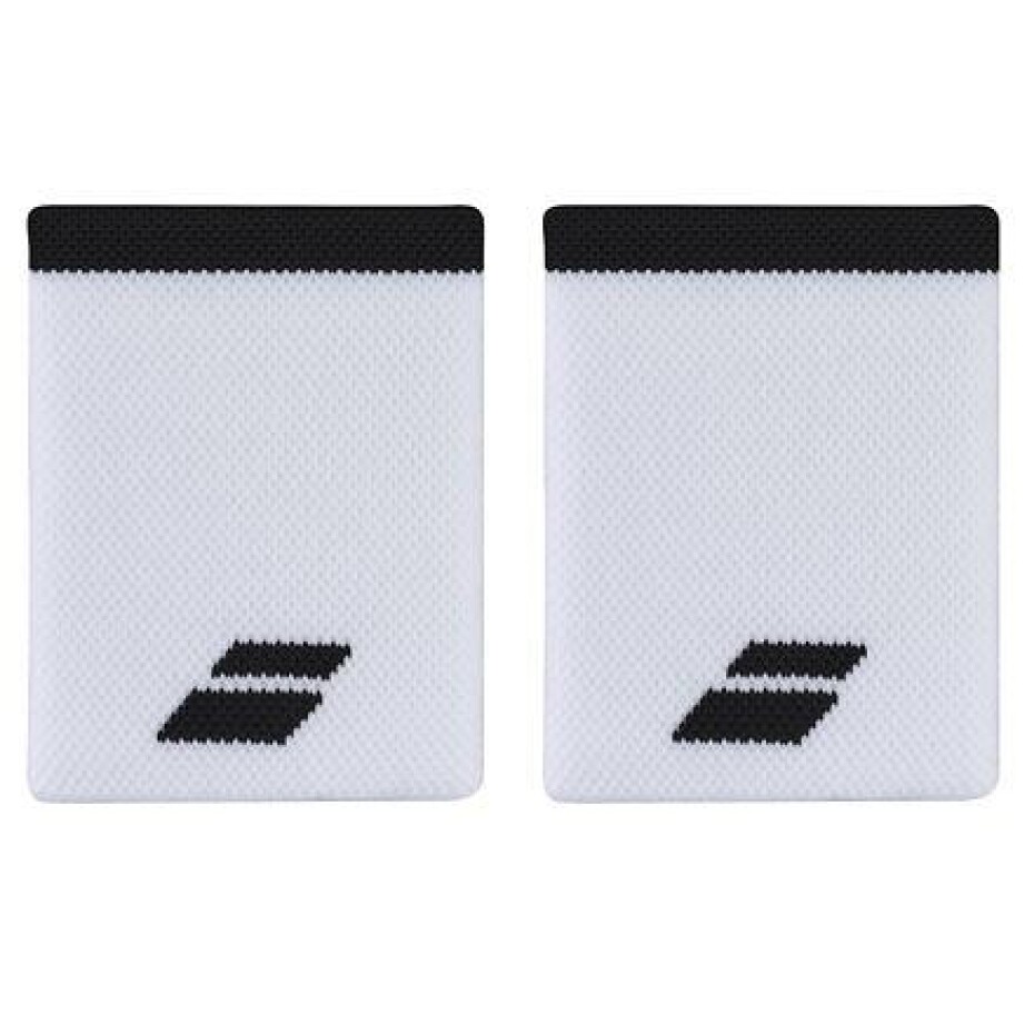 Babolat Logo Jumbo Wristband 2024 potítka bílá-černá - main (0)