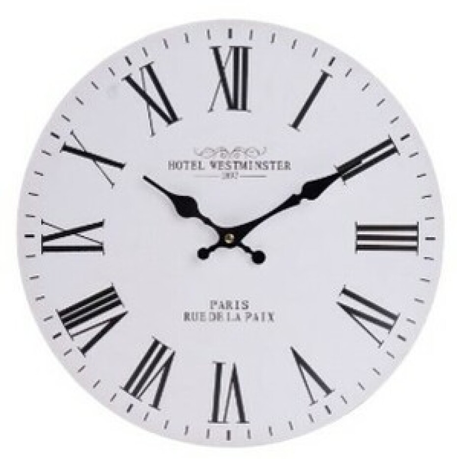 Nástěnné hodiny Hotel Westminster, pr. 34 cm, dřevo - main (0)