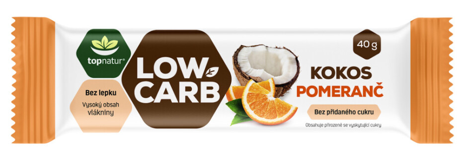 Topnatur Tyčinka Low carb 40 g - main (3)