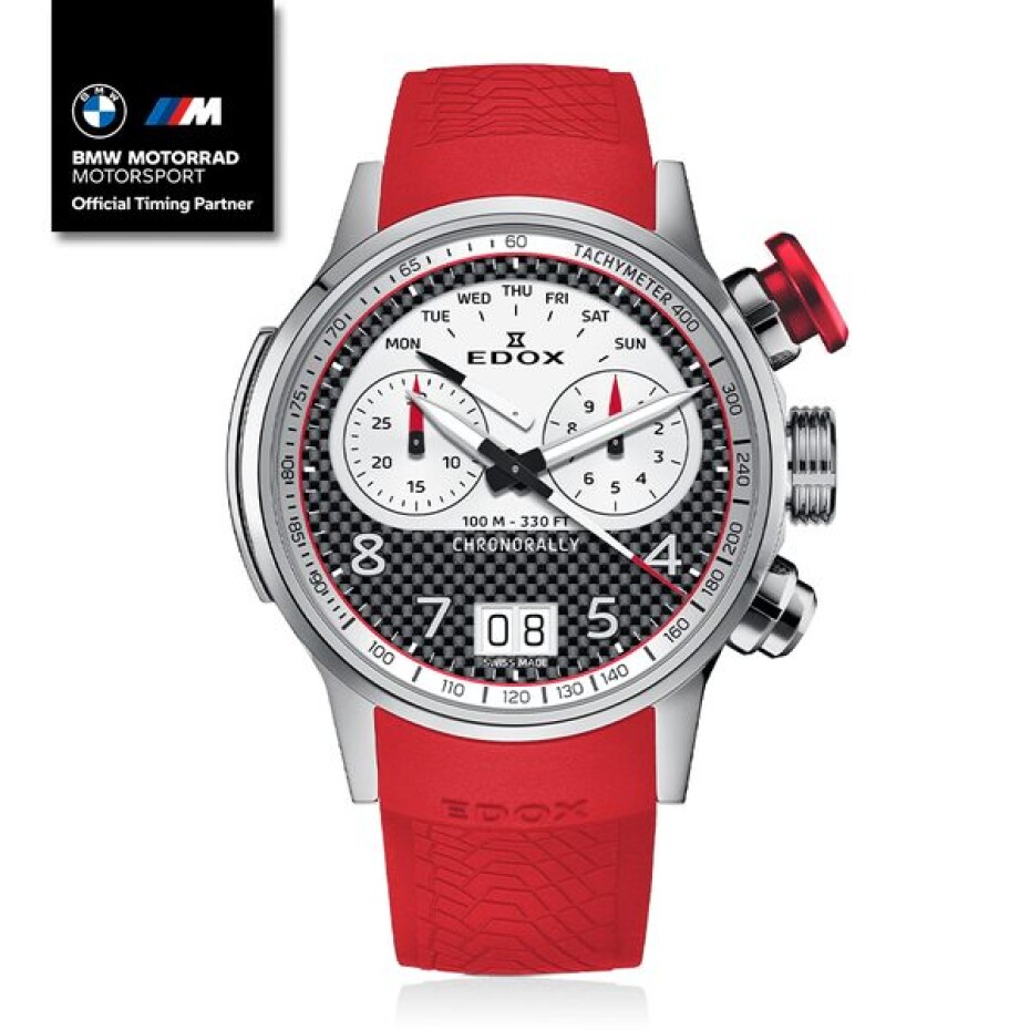 EDOX Chronorally 45 Limited Edition Quartz Chronograph 38003-TINR-CANBR - main (3)