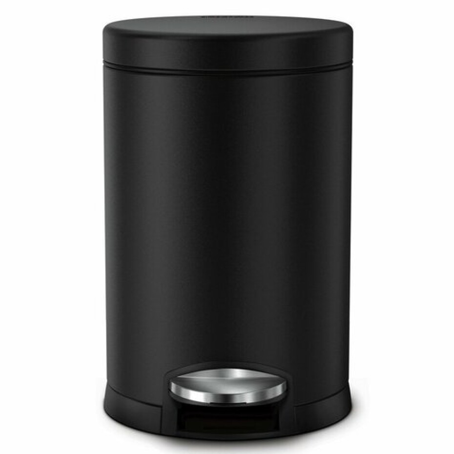 Simplehuman Kulatý pedálový koš 4,5 l, černá - main (1)