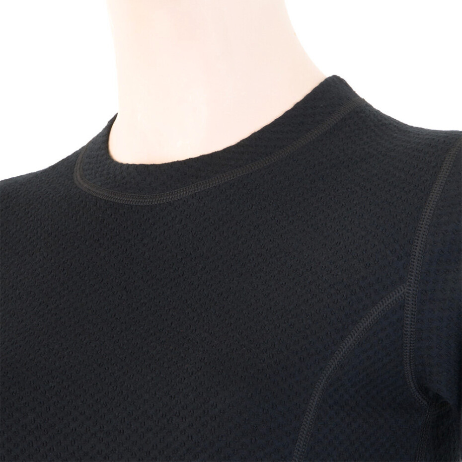 Sensor Double Face merino wool triko dl.ruk. černá - main (3)