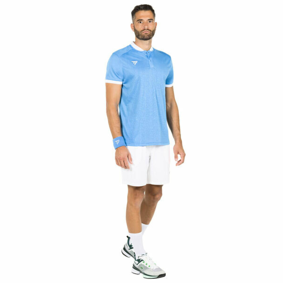 Pánské tričko Tecnifibre  Club Polo Azur XL - main (1)