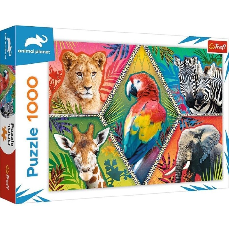 Trefl Puzzle Animal Planet: Exotická zvířata/1000 dílků - main (0)