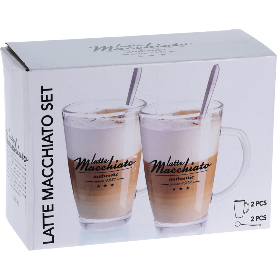 Sada sklenic s ouškem na Latte Macchiato 300 ml, 2 ks - main (1)