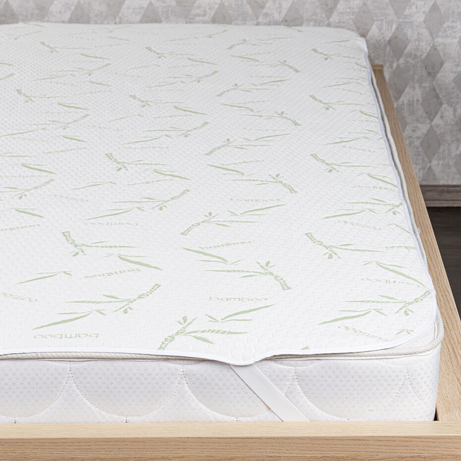 4Home Bamboo Nepropustný chránič matrace s gumou, 90 x 200 cm - main (2)