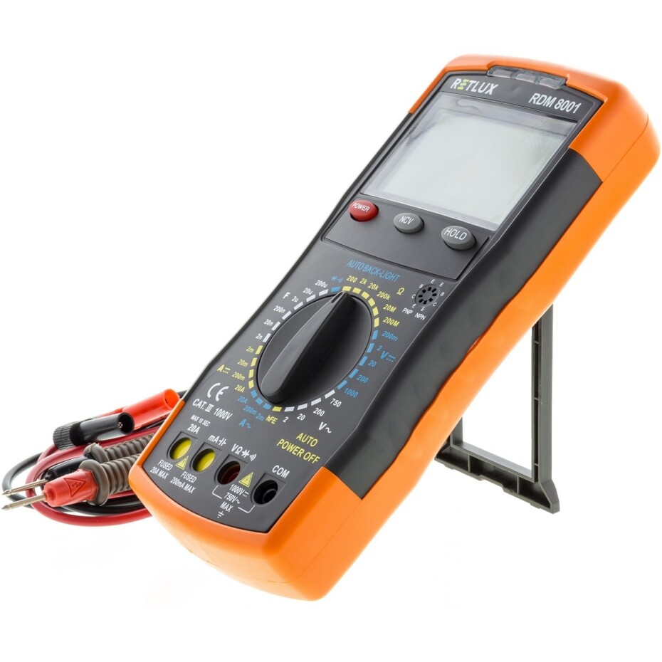 Retlux RDM 8001 Digitální multimetr s funkcí NCV a magnetem - main (0)