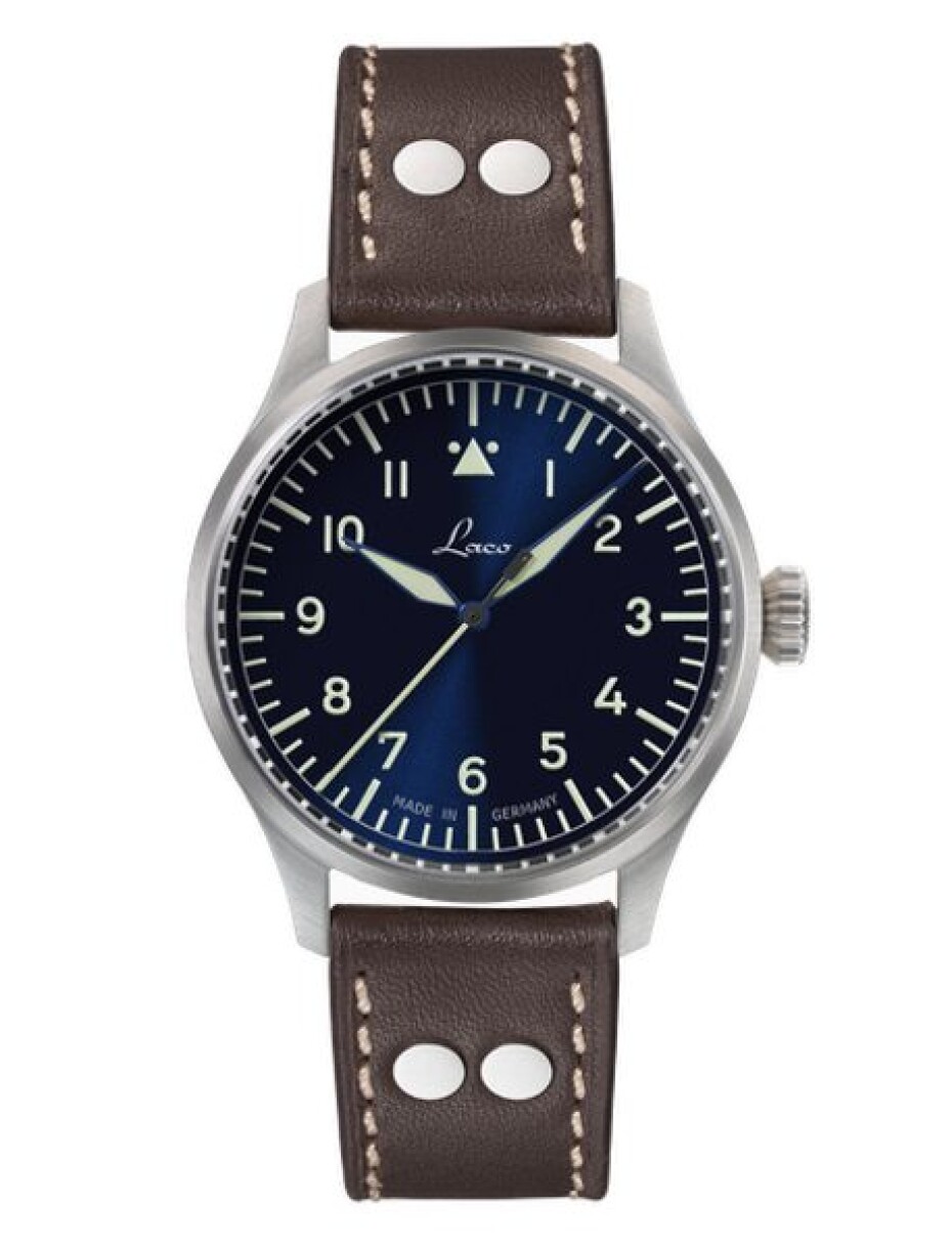 Laco Flieger Stuttgart Pro Blau 43 Handwinding - main (0)