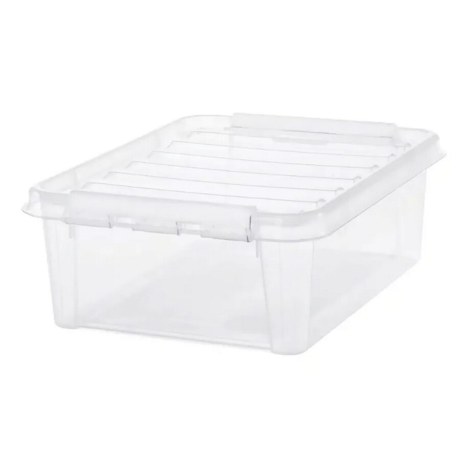 SmartStore Úložný box s bílými klipy Classic, 21 l, 21 l - main (0)