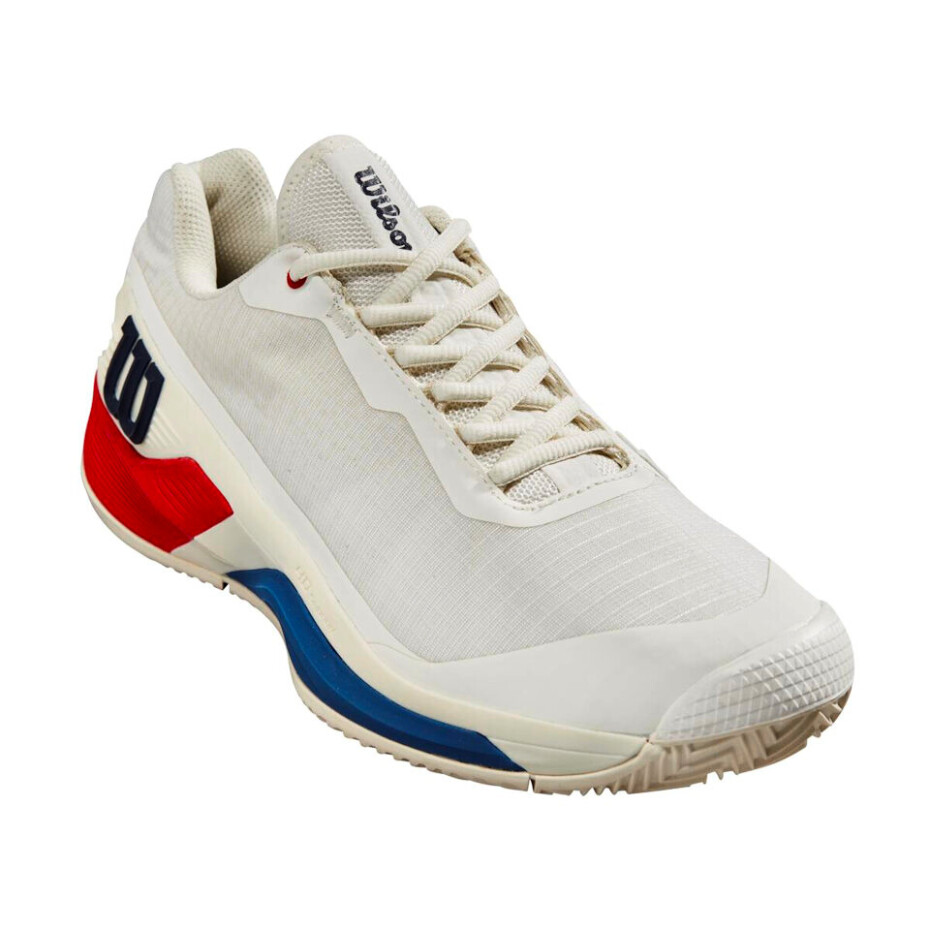 Pánská tenisová obuv Wilson Rush Pro 4.0 Clay Snow White/Wilson Red  EUR 40 2/3 - main (2)