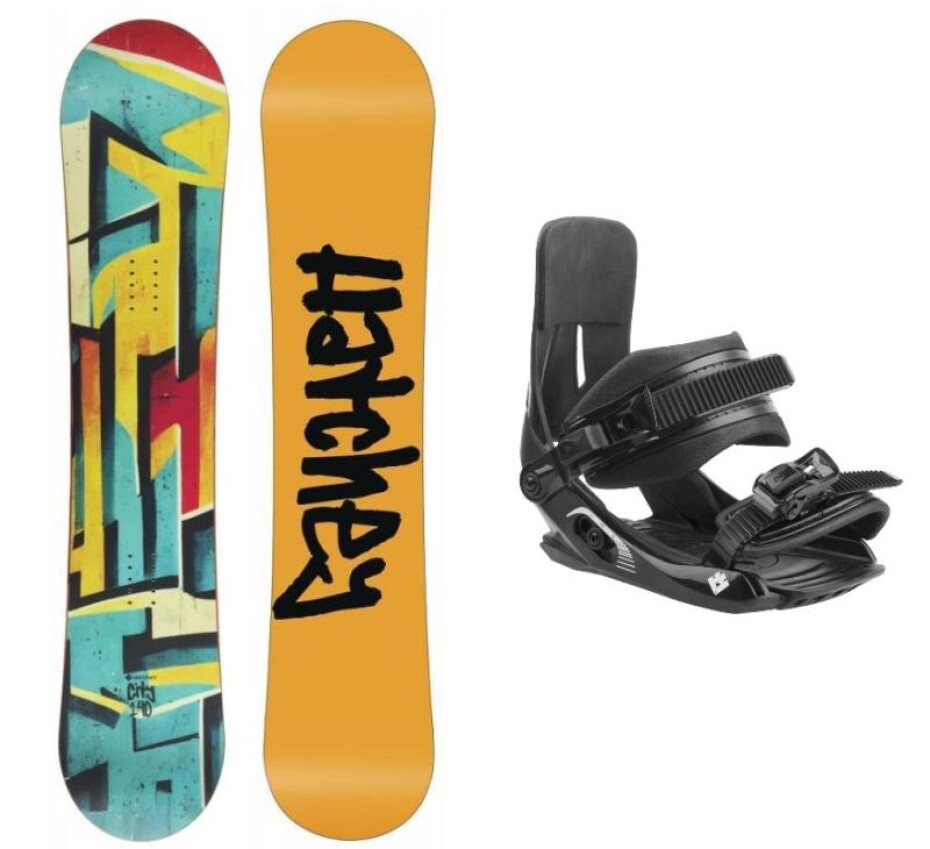 Hatchey City juniorský snowboard + Hatchey Tactic Junior vázání - main (0)
