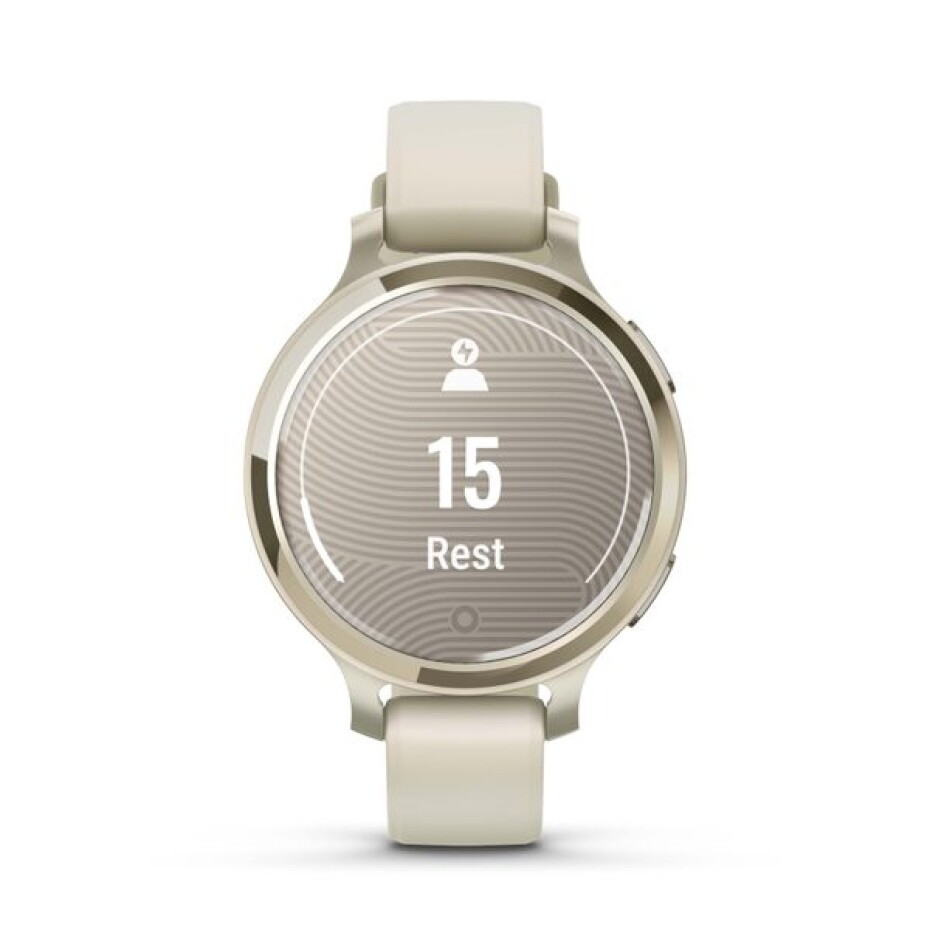 Garmin Lily® 2 Active Lunar Gold / Bone Silicone Band 010-02891-00 - main (1)