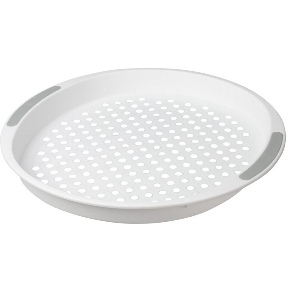 Plastový podnos Dots, 40 cm, šedá - main (0)