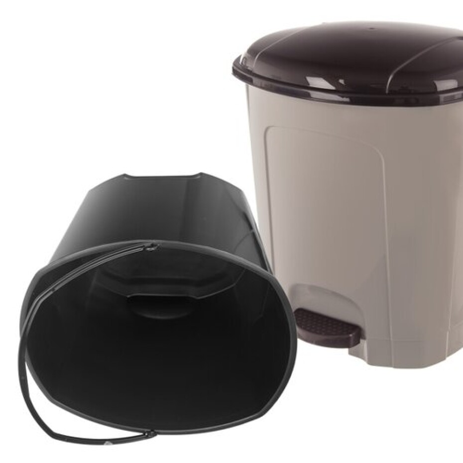 Orion Koš odp. UH s pedálem 5,5 l kávově hnědá  - main (2)