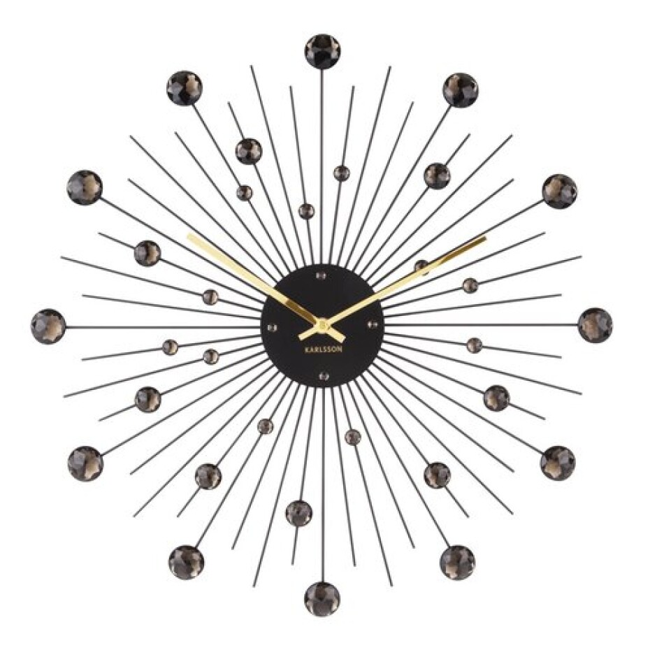 Karlsson 4859BK Designové nástěnné hodiny, 50 cm - main (0)