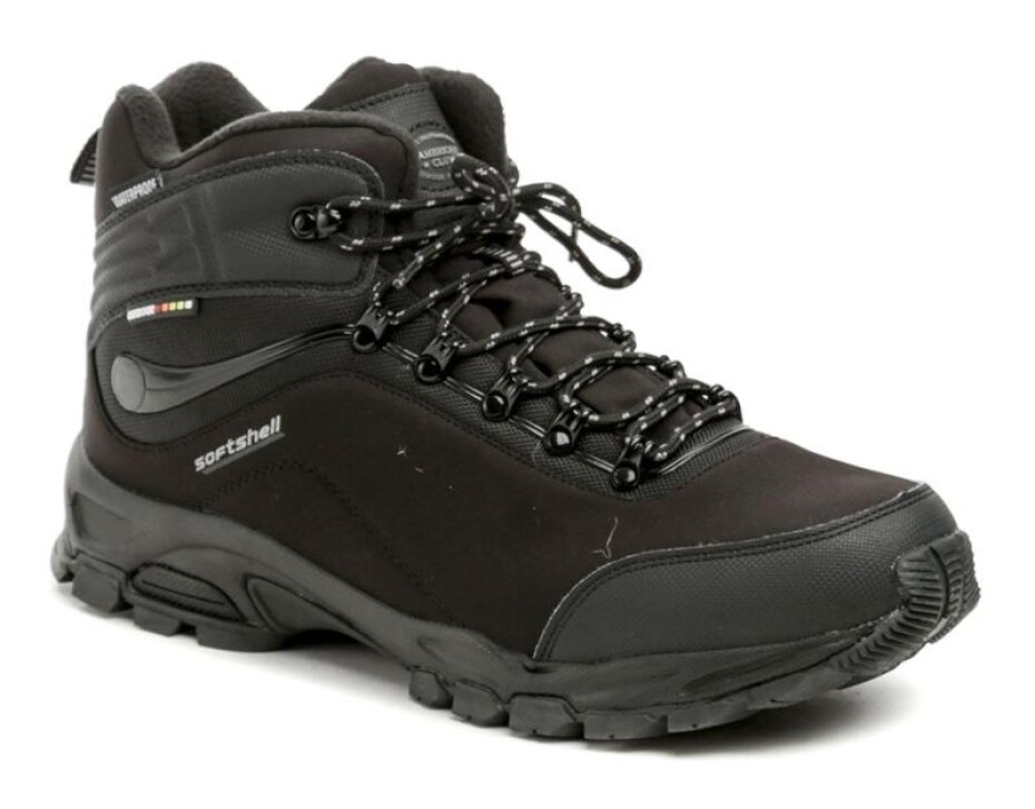 American Club WT53-24 černé pánské nadměrné softshell boty - main (0)