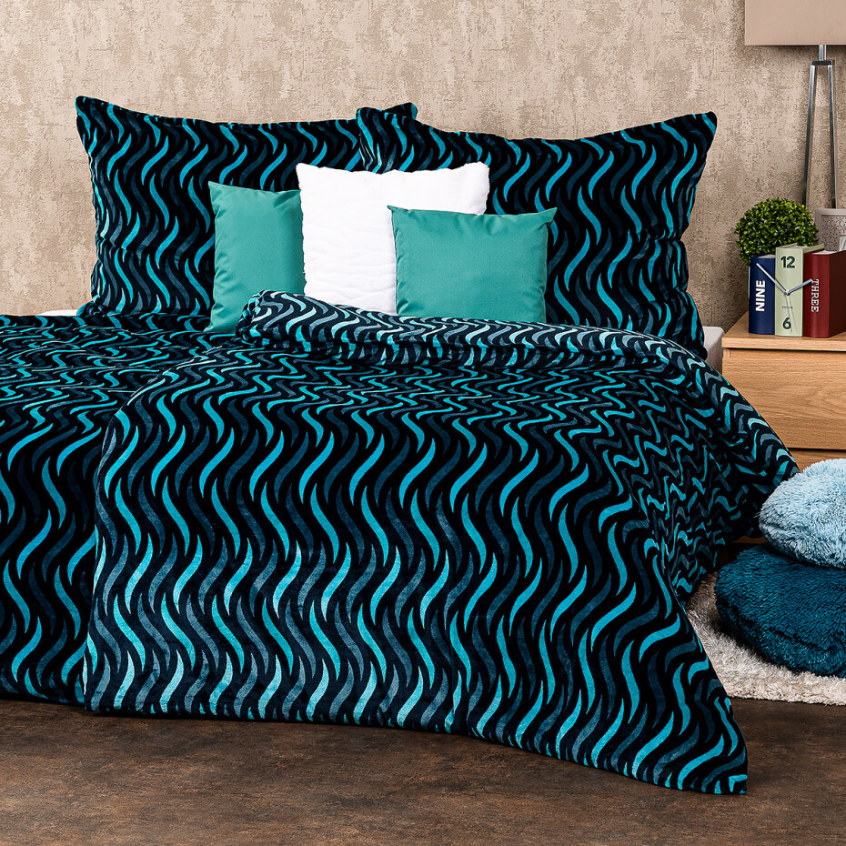 4Home Povlečení Wave mikroflanel, 140 x 220 cm, 70 x 90 cm - main (4)