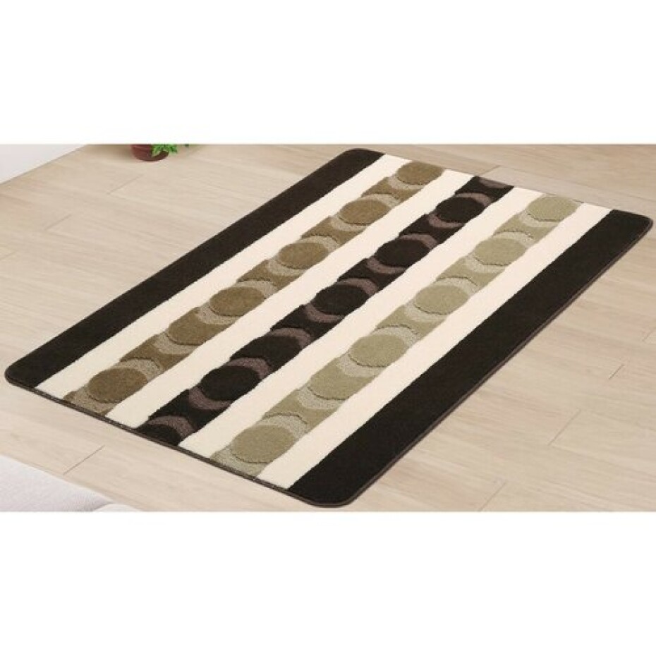 Bellatex KOBEREC běhoun 80x120cm Hnědé kroužky - main (0)