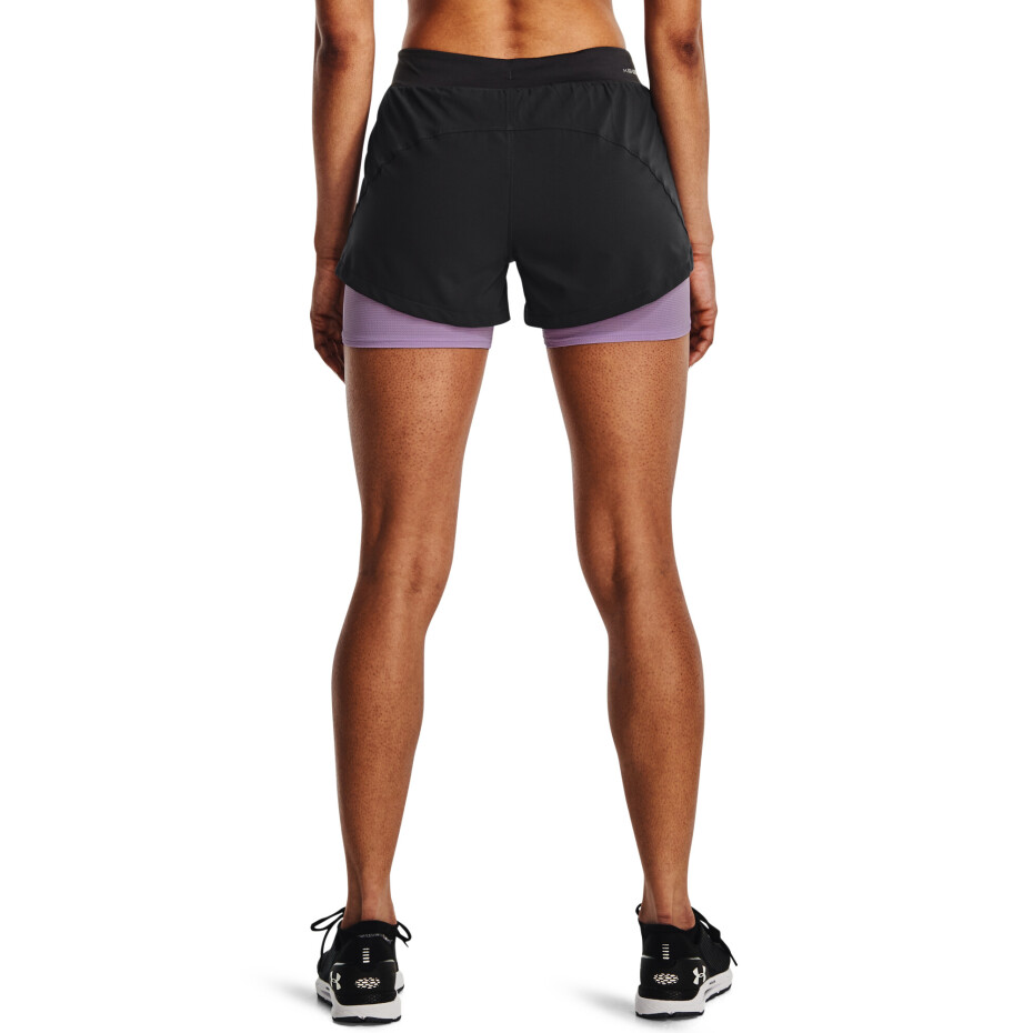 Dámské šortky Under Armour  Iso-Chill Run 2N1 Short-GRY L - main (3)