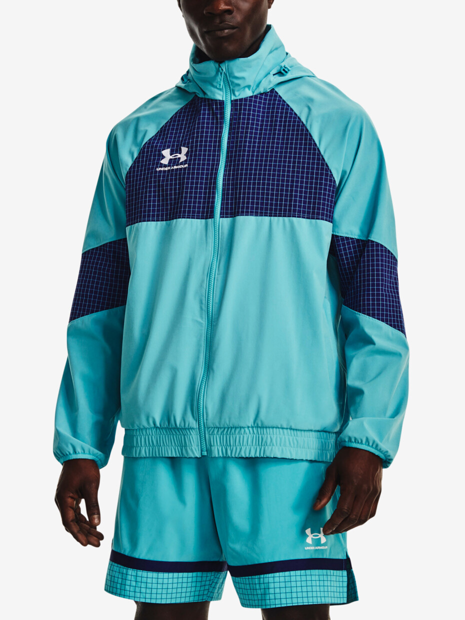 Pánská bunda Under Armour  Accelerate Track Jacket-BLU XL - main (0)