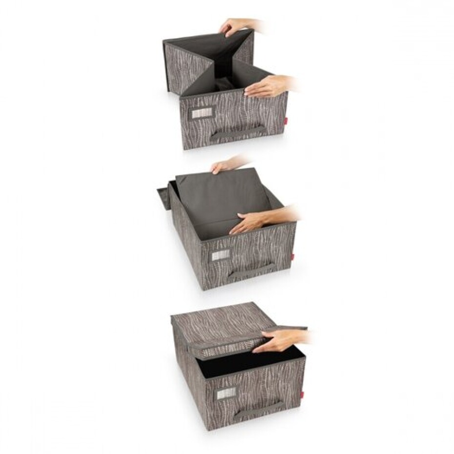 Krabice na oděvy FANCY HOME 40 x 52 x 25 cm, cappuccino - main (1)