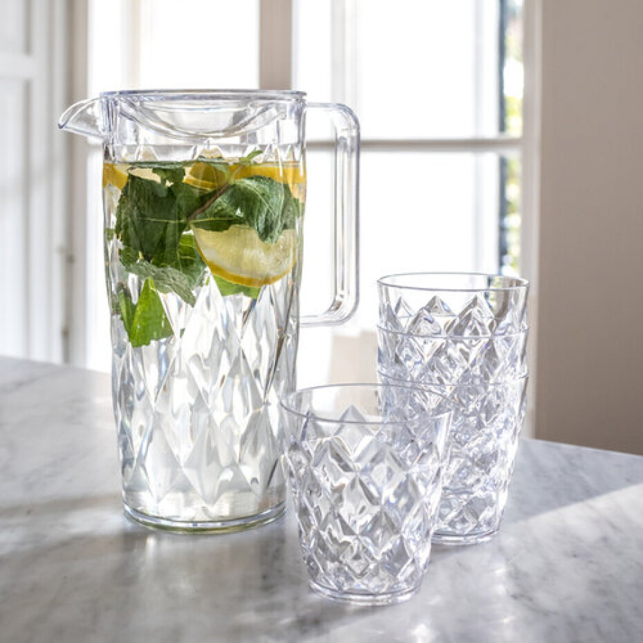 Koziol Karafa 1,6l + 4 x pohár 250mlCRYSTAL - main (1)