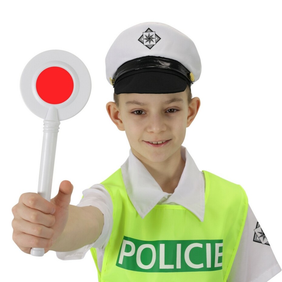 Rappa Dětský kostým Dopravní policista, vel. S - main (4)