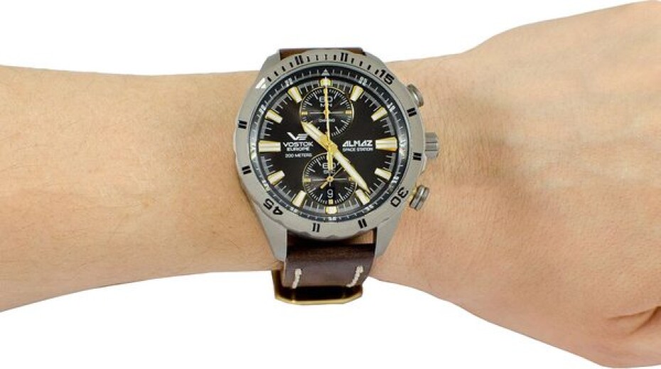 Vostok Europe Almaz Titanium Line 6S11/320H521 - Kožený řemínek - main (8)