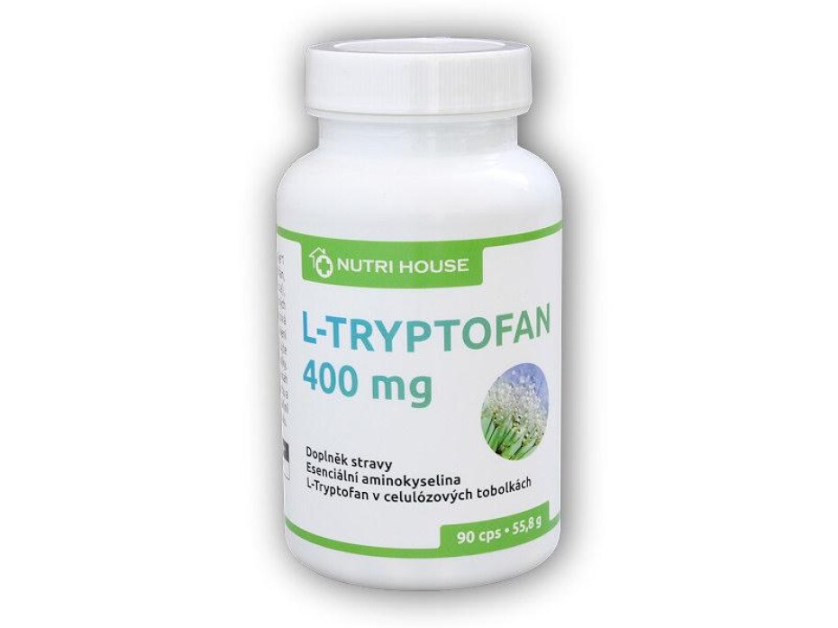 Nutri House L-Tryptofan 400 mg 90 kapslí - main (0)
