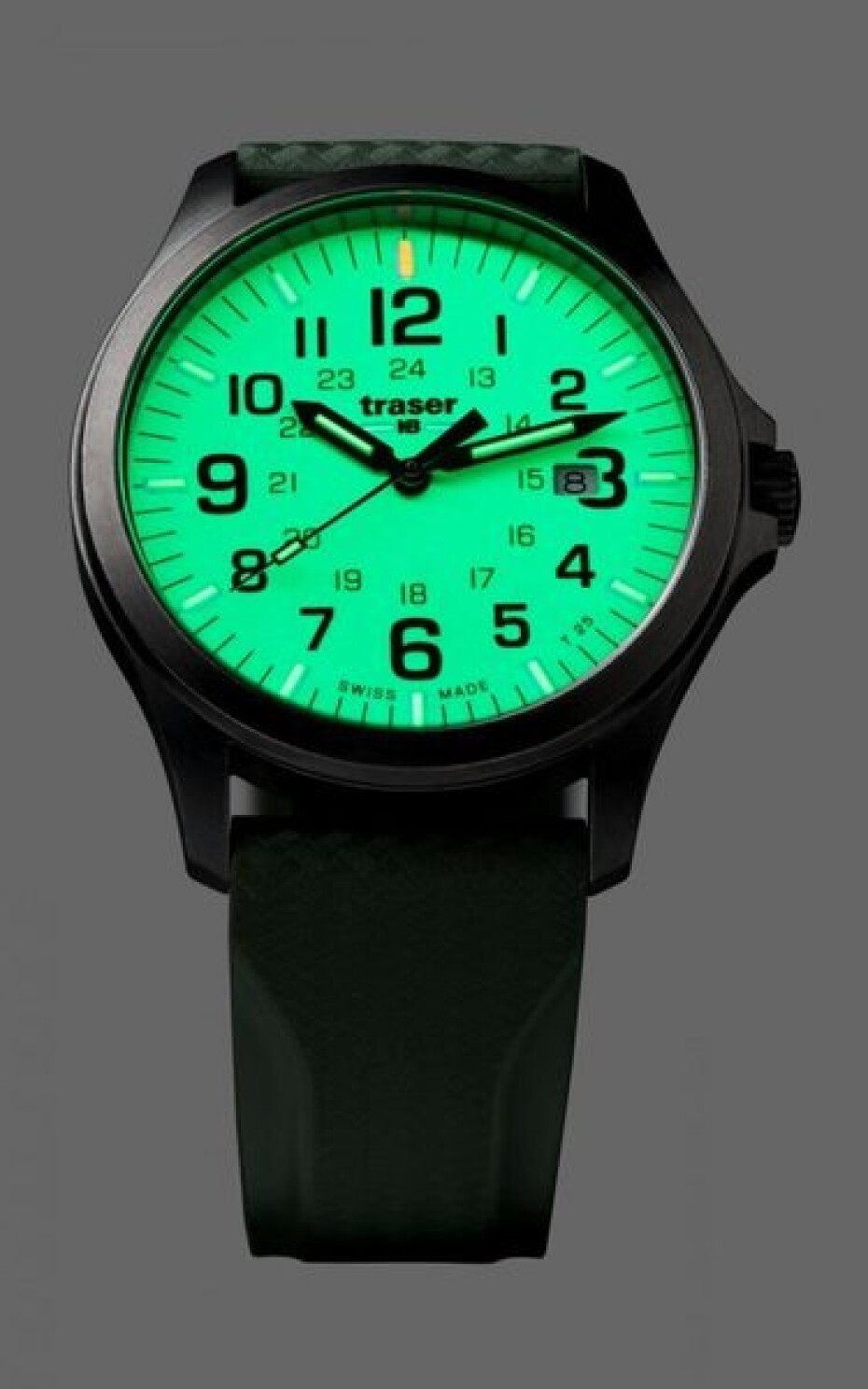 Traser P67 Officer Pro GunMetal Lime Silikon - main (13)