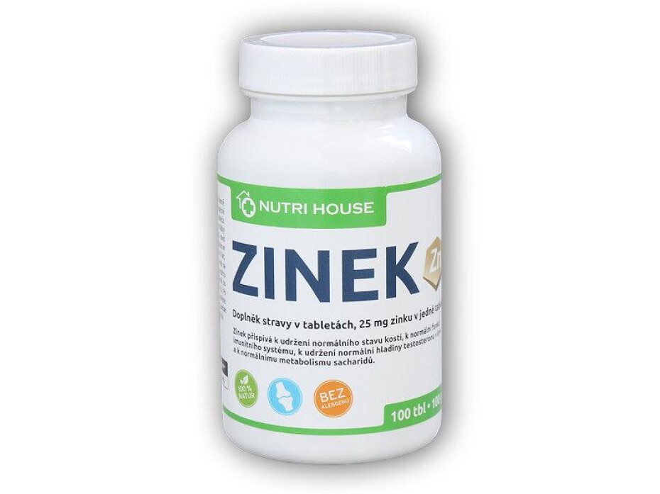 Nutri House Zinek 25mg 100 tablet - main (0)