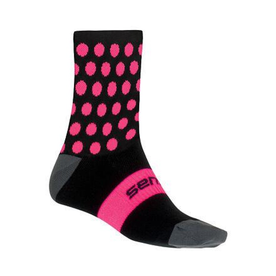Sensor ponožky Dots Černá/růžová - main (0)