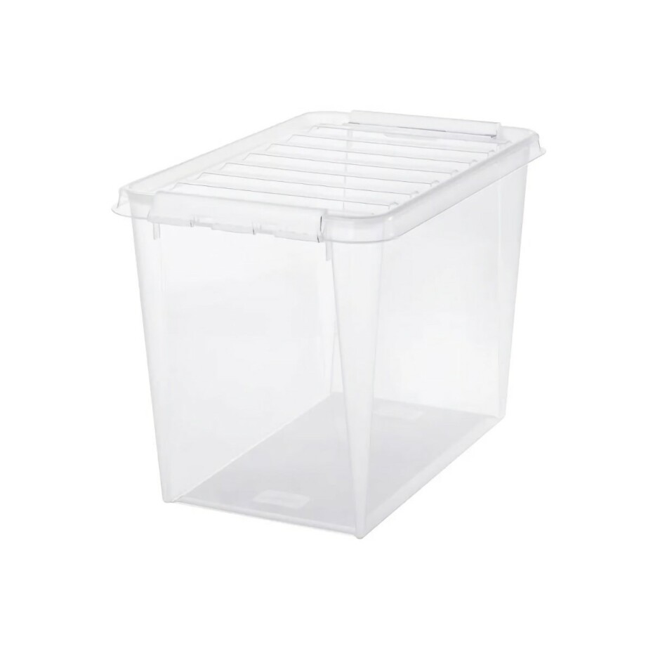 SmartStore Úložný box s bílými klipy Classic, 61 l, 61 l - main (0)