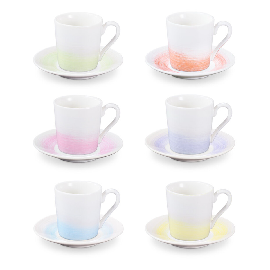 Tescoma Šálek na espresso s podšálkem myCOFFEE, 6 ks, Pastels - main (0)