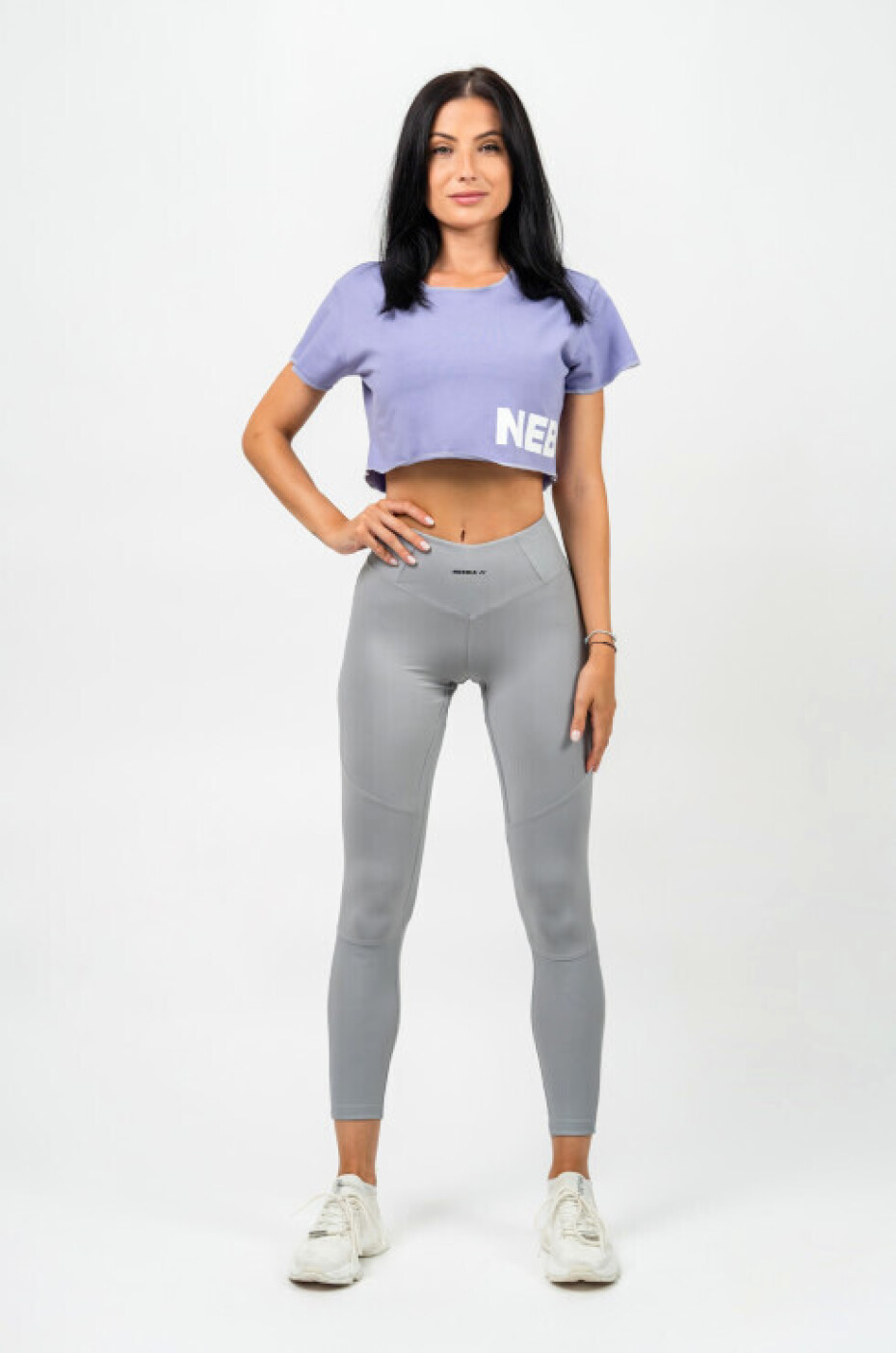 NEBBIA Hero N°3 Crop Top Powerhouse 279 Purple - main (2)