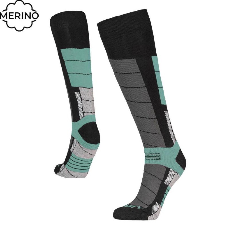 Gravity Nico black/mint dámské zimní podkolenky - main (0)