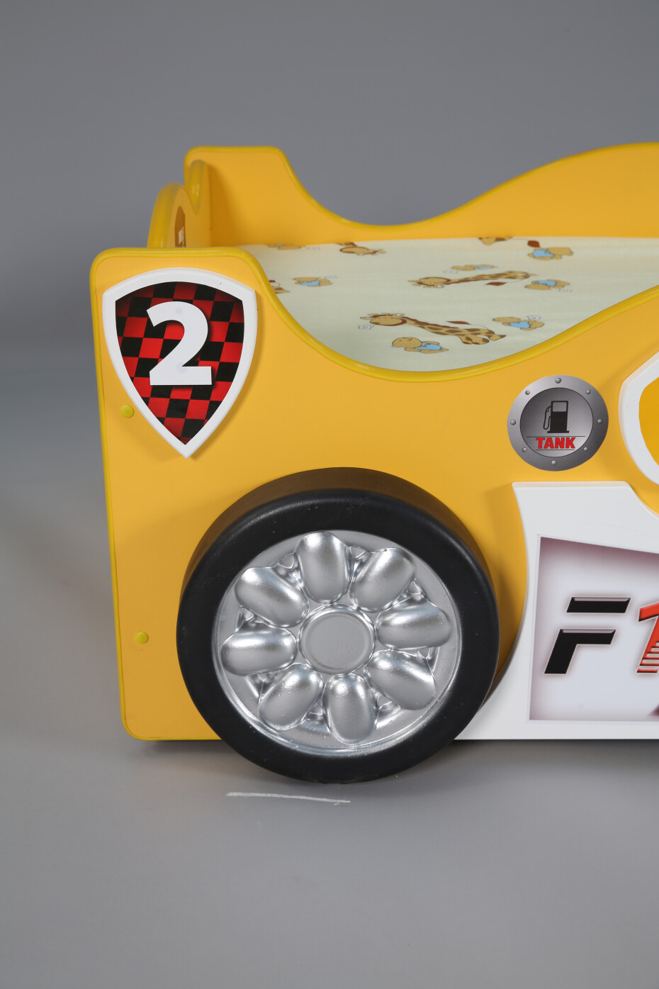 Artplast Dětská postel formulka MONZA | mini 90 x 190 cm Barva: Žlutá - main (21)