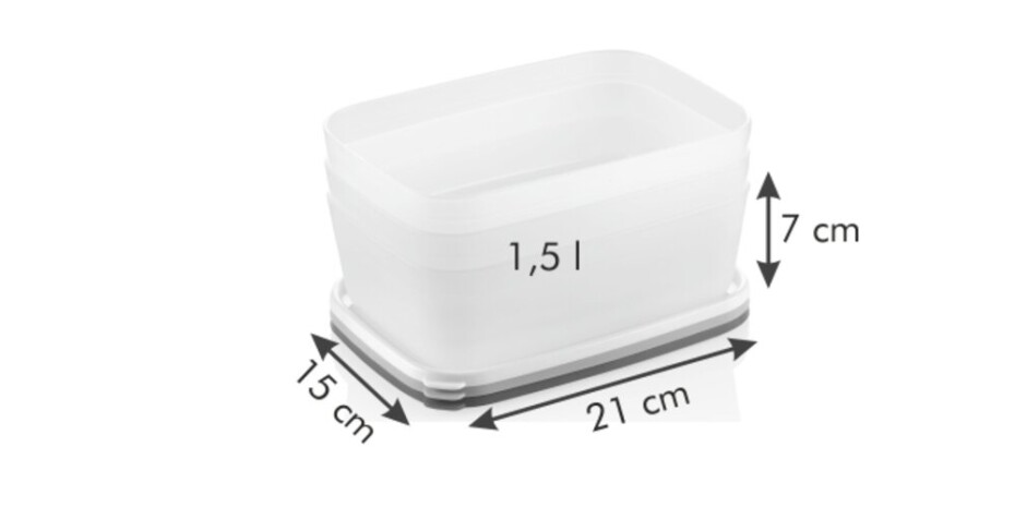 Tescoma PURITY 3dílná sada dóz do mrazníčky 1,5 l, 1,5 l - main (3)