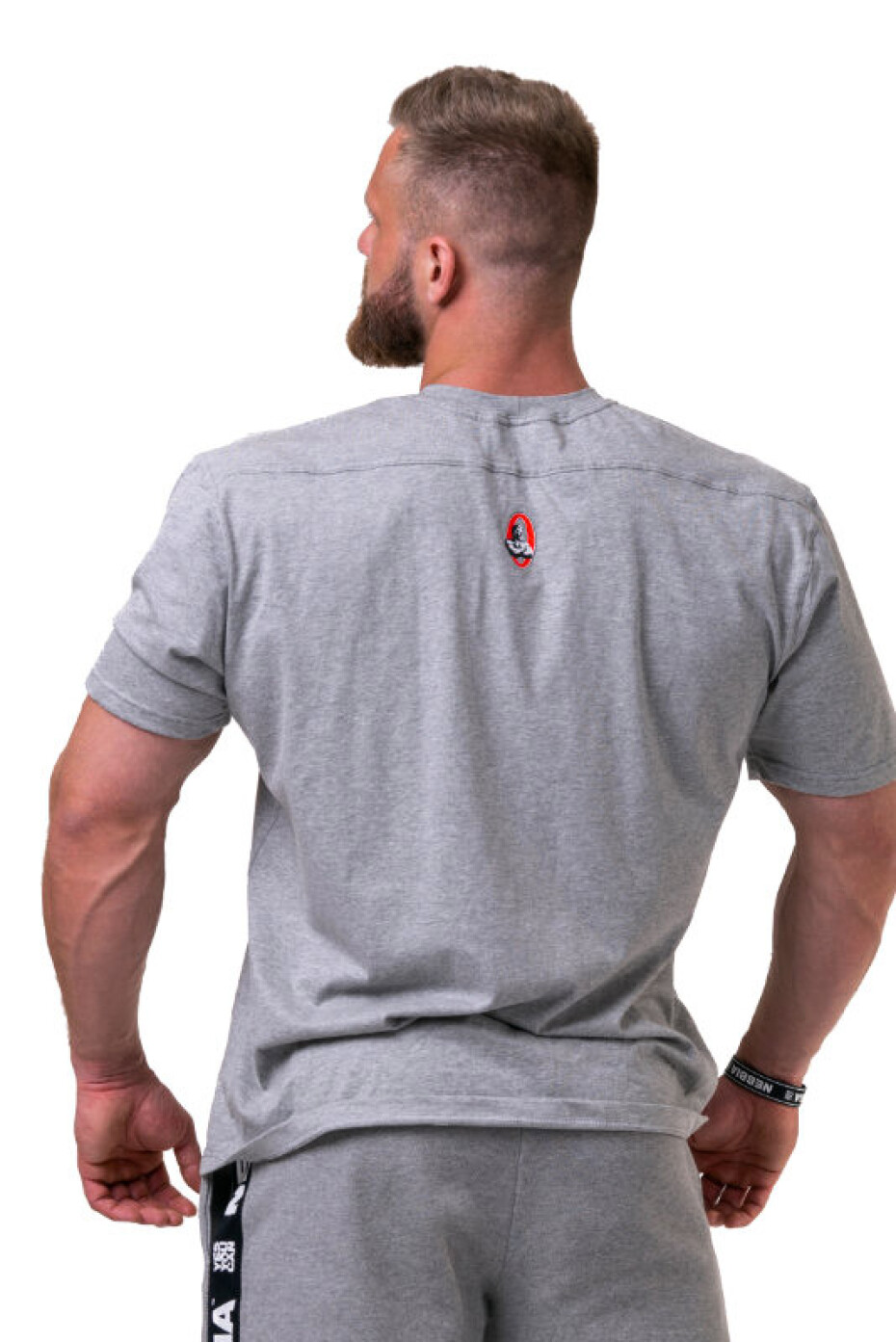 Pánské tričko Nebbia 1965 Golden Era T-shirt 192 light grey L - main (4)