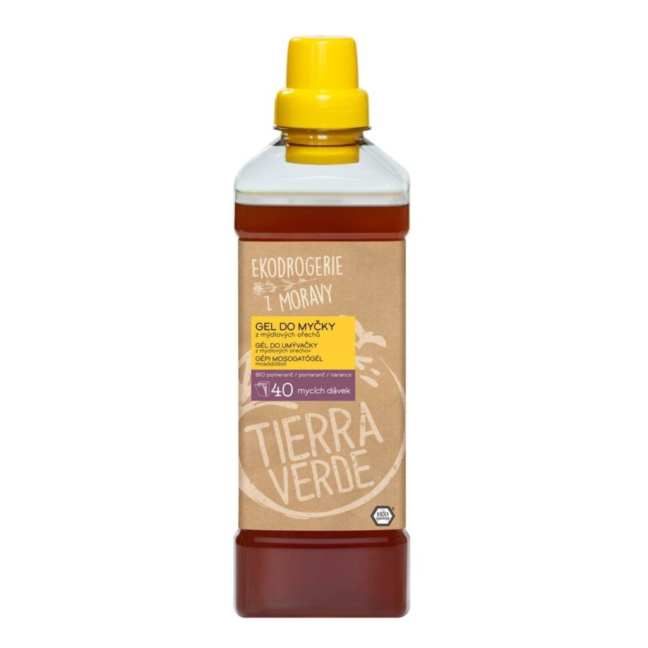 Tierra Verde Gel do myčky na nádobí s BIO pomerančovou silicí, 1 l - main (0)