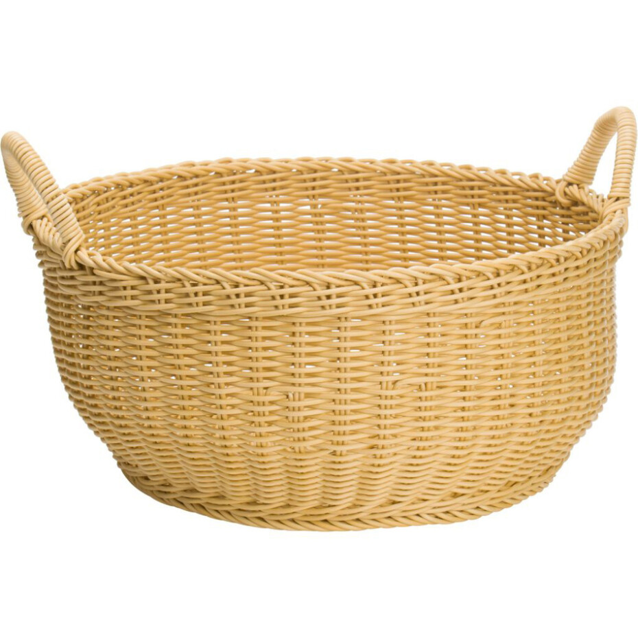Westmark Kulatý koš se dvěma držadly 42 x 19 cm, béžová - main (1)