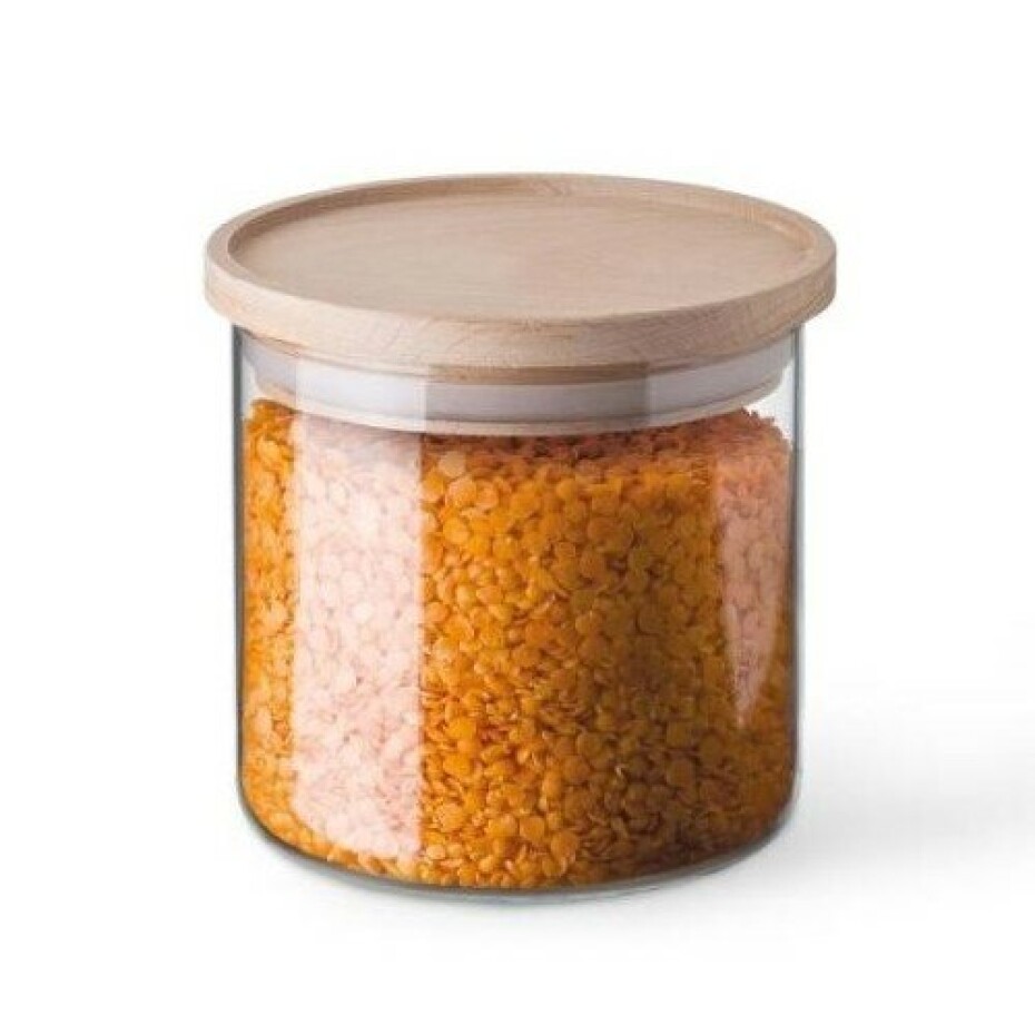 Simax 5162 skleněná dóza s dřevěným víčkem, 0,5 l - main (1)