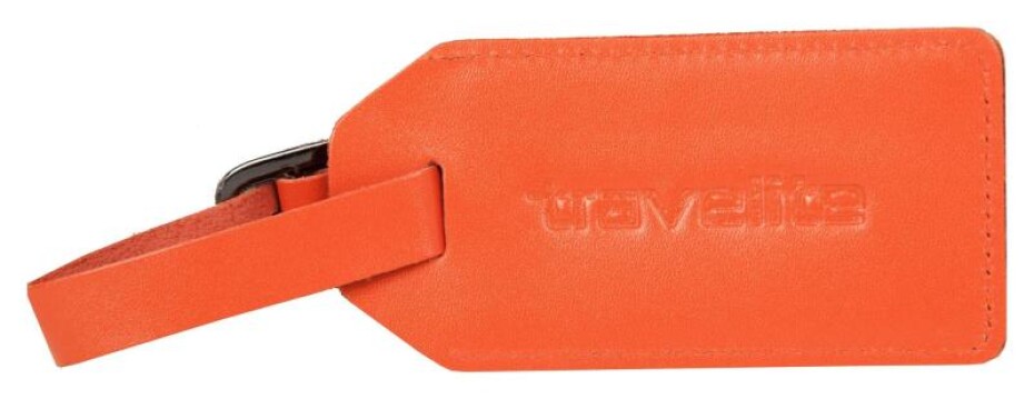 Travelite kožená jmenovka II oranžová - main (0)