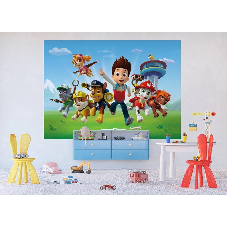 Dětská fototapeta Paw Patrol 251 x 182 cm, 4 díly - main (1)