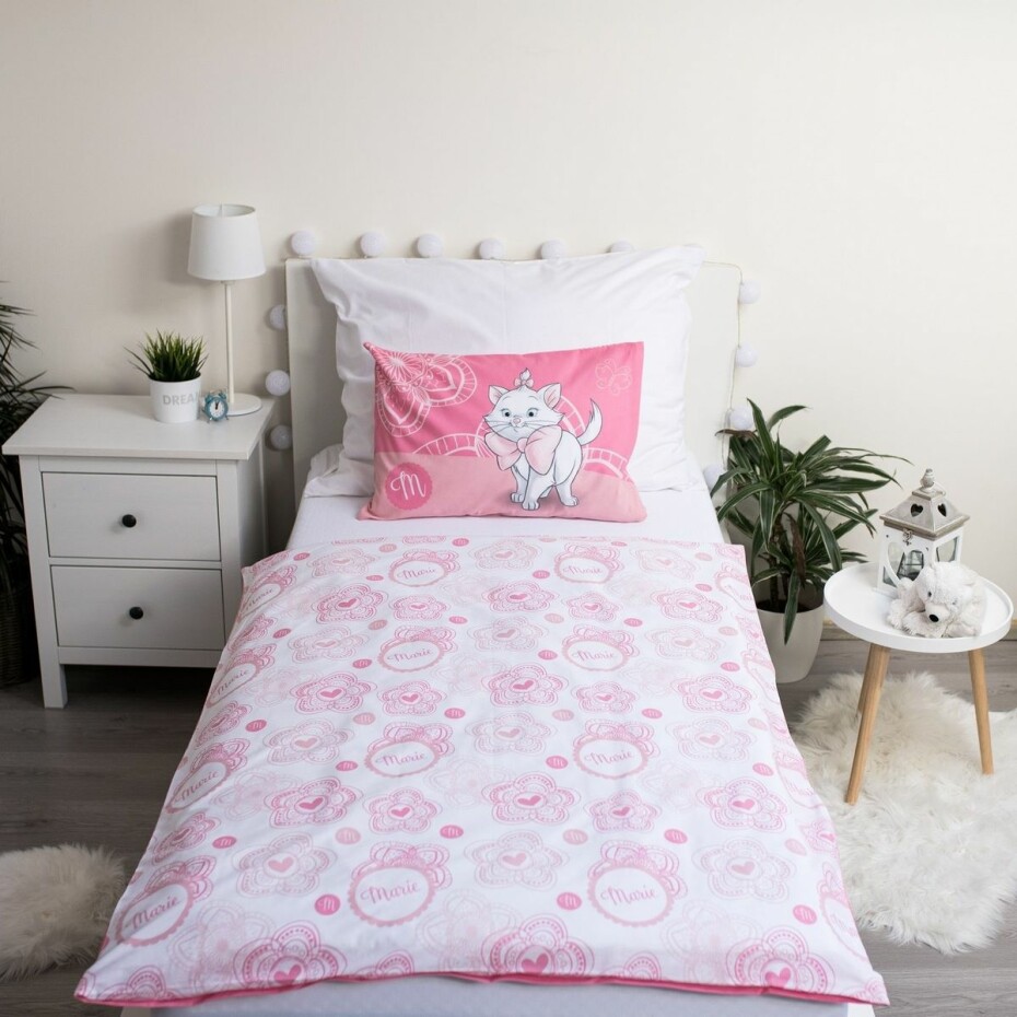 Jerry Fabrics Dětské bavlněné povlečení do postýlky Marie Cat 02, 100 x 135 cm, 40 x 60 cm - main (2)