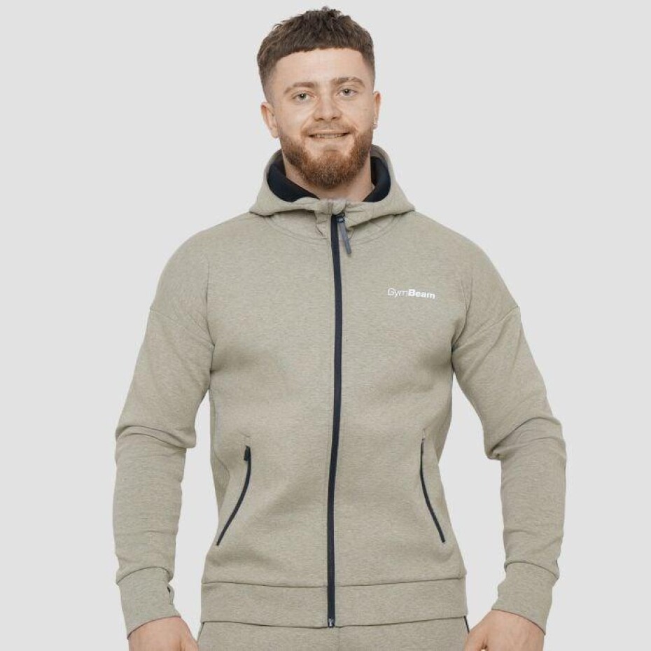 GymBeam Mikina se zipem Agile Sage - main (0)